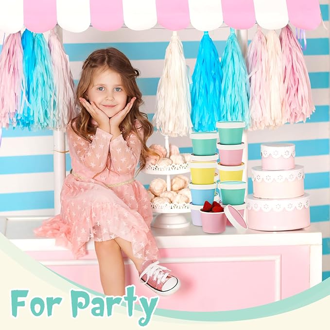 Fulmoon 100 Pack Paper Soup Containers - Image 6