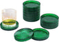 Glass Coasters Pack of 12 for Drinks,Round Cup Coasters,Crystal Coasters Coffee Coaster Table Coasters Pub Coaster,Decor for Office Kitchen Bar Dining Room Living Room,Jewelry Storage,Green