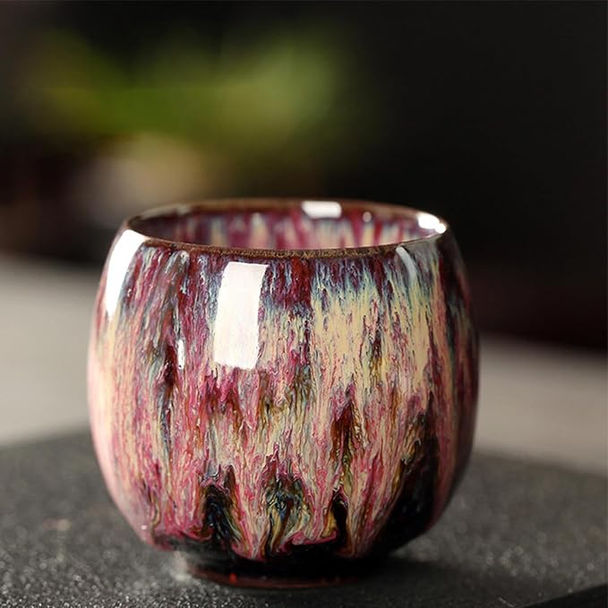 Amagogo Tea Cups, Pottery Chinese Tea Cup, Japanese Tea Cups, Asian Porcelian - Image 5