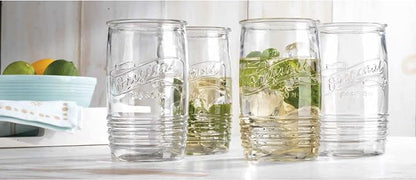 Glaver's Glass Tumbler Drinking Glasses Set of 4 – Genuine Artisan-Made Vintage - Image 4