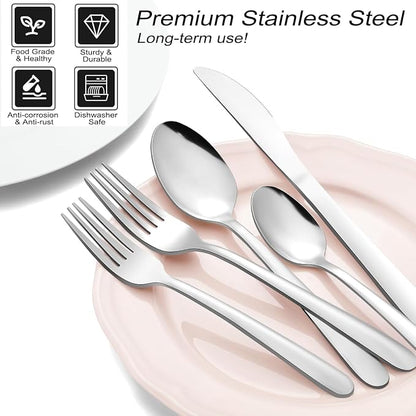 Pleafind 24-Piece Silverware Set - Image 4