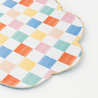 Meri Meri Colorful Pattern Side Plates (Pack of 8)