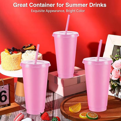 Amyhill 12 Pcs Reusable Plastic Cup - Image 4