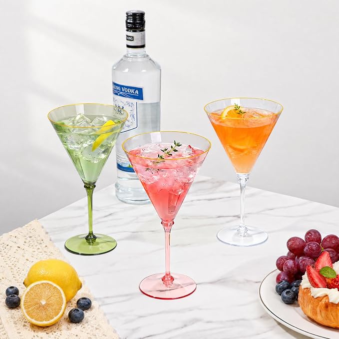 12 Pcs Plastic Martini Glasses - Image 8