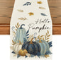 Artoid Mode 210 GSM Fall Table Runner 13x36 Inch Home Party Decor | Blue by ArtoidMode