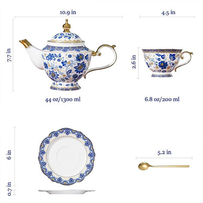 ACMLIFE Tea Sets for Adults, Tea Sets for 4 - Image 6