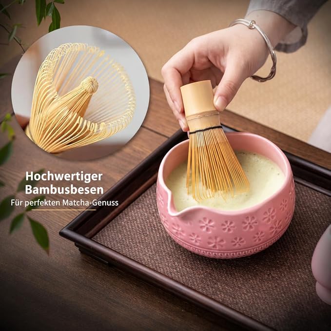 Buucup Matcha Whisk Set, Ceramic Matcha Kit - Image 5