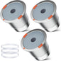 Reusable k Cup Coffee Filters, Universal stainless steel Refillable k Cups by NOALTO