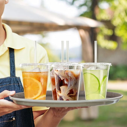 Dealusy 100 Pack - 16 oz Clear Plastic Cups - Image 7