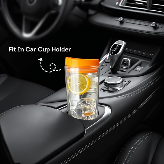 Lily's Home Set of 4 Double Wall 16oz Travel Cups - Image 5