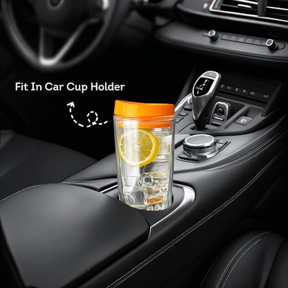 Lily's Home Set of 4 Double Wall 16oz Travel Cups - Image 5