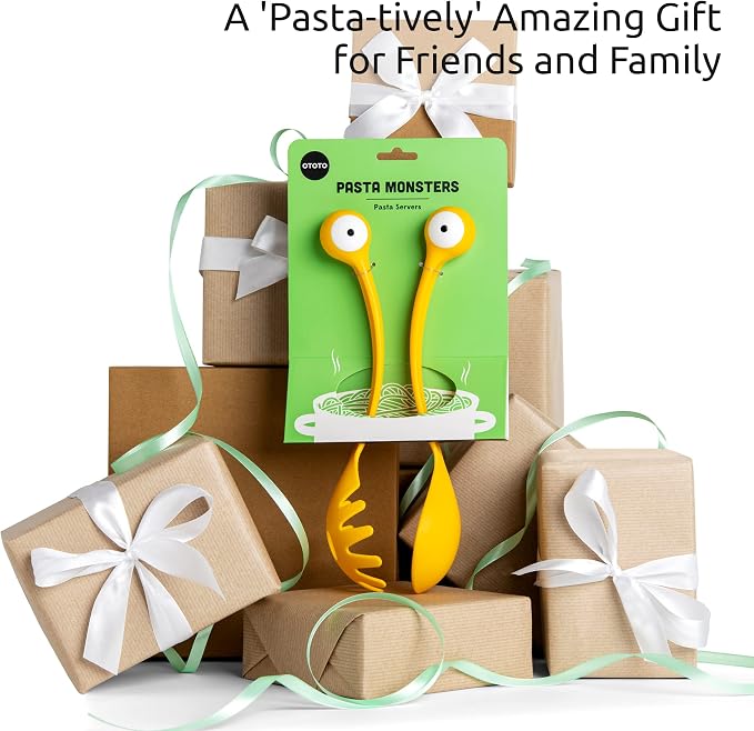 OTOTO Pasta Monsters and Salad Servers - Image 6