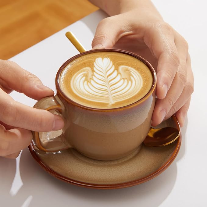 Pokini Stoneware Coffee Cups - Image 5
