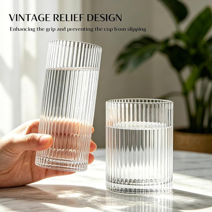INSETLAN Set of 8 Vintage Glassware - Image 3