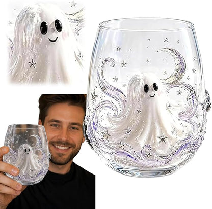 3D Halloween Artisan Glassware Collection, Halloween Artisan Glass Cups | - Image 8