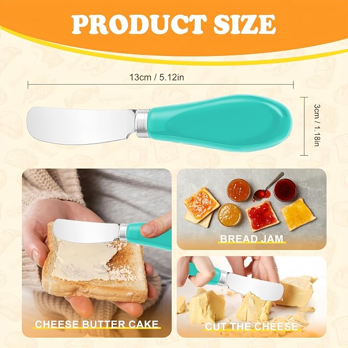 Butter Spreader Knife Set, Dishwasher Safe, - Image 4