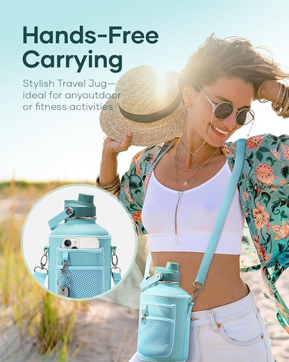 BUZIO 64 oz Insulated Stainless Steel Water Bottle - Image 3
