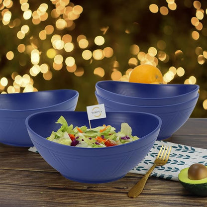 65oz Large Salad Bowls Deep Blue - Image 6
