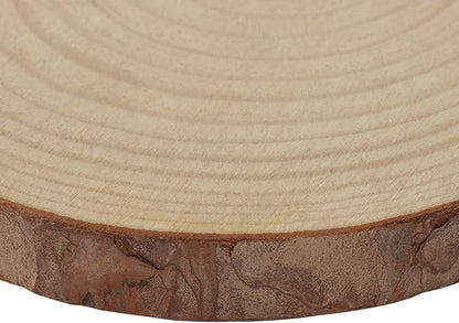 KINJOEK 12 PCS 6-7 Inch Natural Wood Slices - Image 4