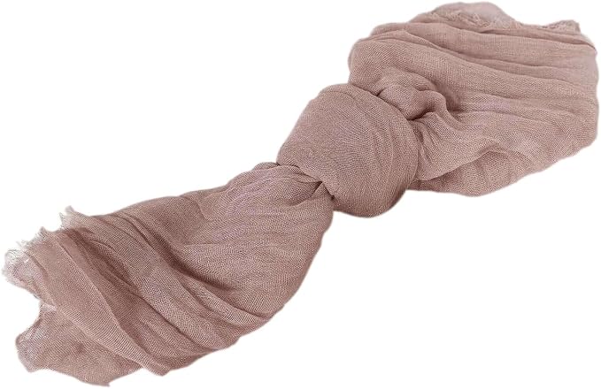 Efavormart 5 Pack 24"x19" Dusty Rose Matte Gauze Cheesecloth Napkins, Romantic - Image 7