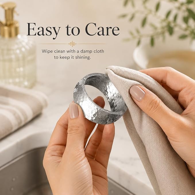 Mobius Metal Napkin Rings - Image 9