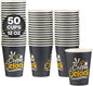 Disposable Coffee Cups, To Go Paper Hot Cups, Coffee O'Clock Design by SMYGOODS