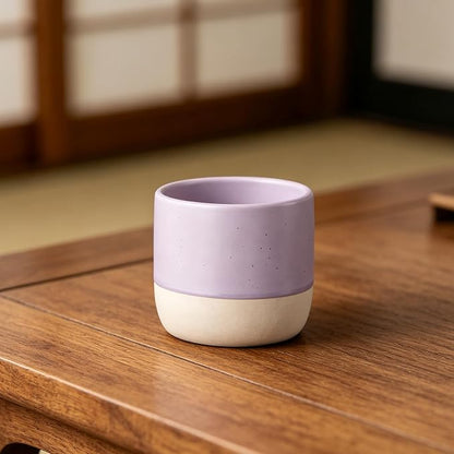 Japanese Ceramic Mug, Vintage Tea Cup, 8oz Cup, No Handle Drinking Cup - Image 2