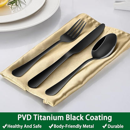 DEHOV 30 PCs Flatware Sets, Durable Cutlery Sets - Image 6