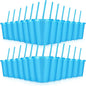 24 Pcs Plastic Tumblers with Lids and Straws, Reusable Cups with Lids Plastic by LEIFEOSH