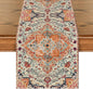 Artoid Mode Boho Bohemia Style Orange Table Runner, Country Rustic Farmhouse by ArtoidMode
