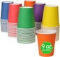 120-Pack 9 oz Rainbow paper cups, Disposable Colorful Paper Cups, Suitable by Sveikie