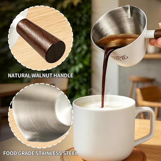 4Oz Espresso Shot Cups, Stainless Steel Espresso Cups, Espresso Measuring Cup | - Image 5