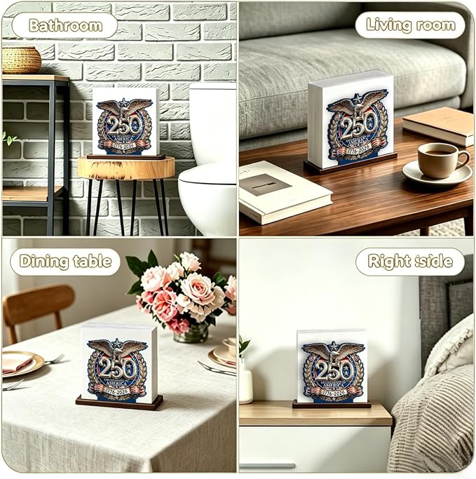 USA 250th Anniversary Napkin Holder - Image 4