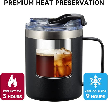 12oz Insulated Travel Coffee Mug - Image 3