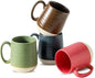 HASENSE 15 Ounce Porcelain Coffee Mugs Set of 4 by Hasense
