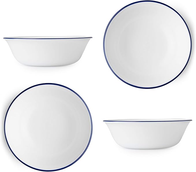 Corelle Livingware Ocean Blues 18 Ounce Soup/Cereal Bowl by Corelle
