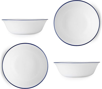 Corelle Livingware Ocean Blues 18 Ounce Soup/Cereal Bowl by Corelle