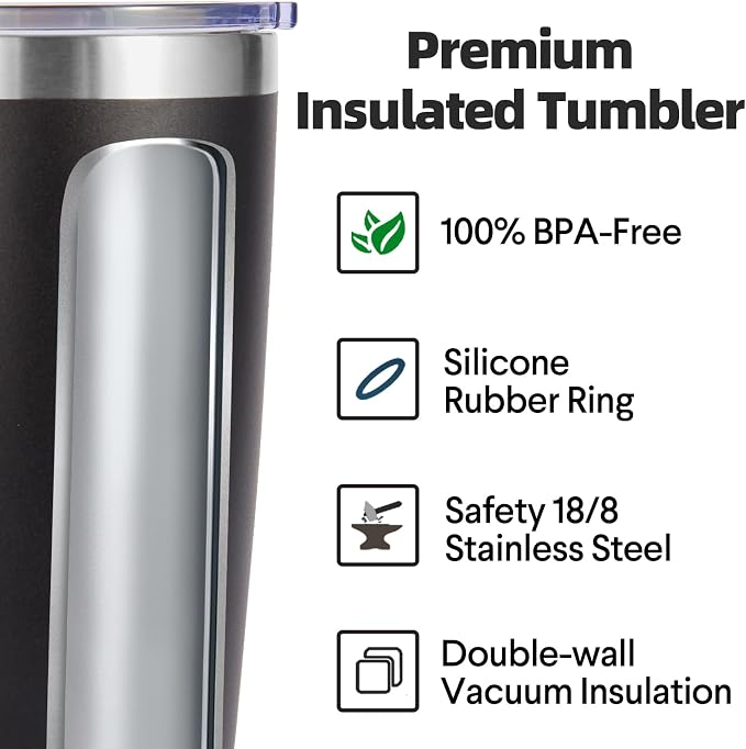 Volhoply 20oz Stainless Steel Tumbler - Image 3