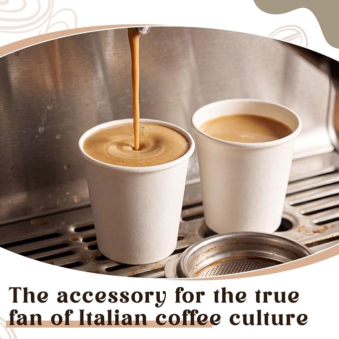 100 Pack 3oz Mini Coffee Cups Disposable Paper Cups Hot or Cold Beverage Cup - Image 5