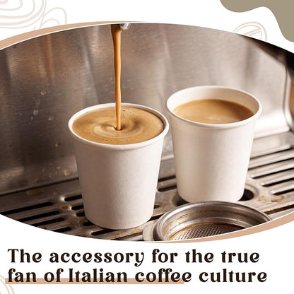 100 Pack 3oz Mini Coffee Cups Disposable Paper Cups Hot or Cold Beverage Cup - Image 5