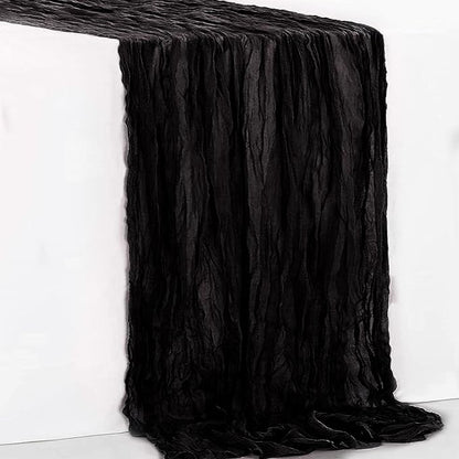 10 Pack Black Cheesecloth Table Runner 35x120 Inch 10Ft Rustic Gauze Cheese - Image 7