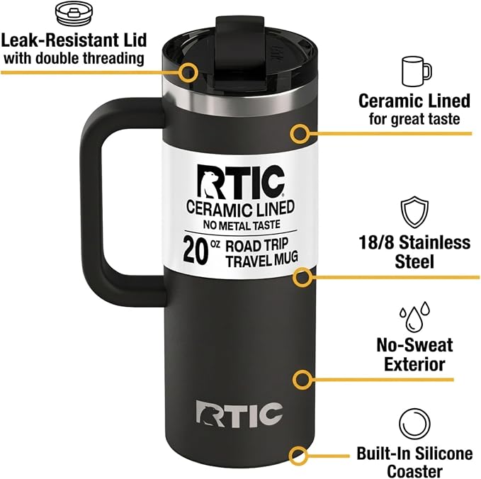 RTIC 20oz Road Trip Travel Mug - Image 2
