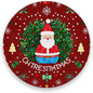 Coasters for Drinks Coaster Drink Set Decorative Coffee Table Desk Cup Mat Spring Cute Cork Bar Backing Round Home Decor Santa Claus Wreath Christmas Tree Snowflakes Colorful42