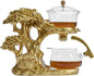Zurucily Glass Teapot Set with Infuser Semi Automatic Tea Set Magic Teapot by zurucily