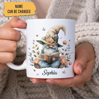 Hyturtle Autumn Gnome Coffee Mug 11oz – Autumn Gnome Mug Gifts - Image 2