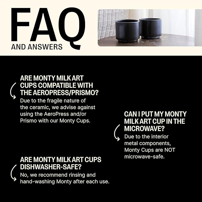 Fellow Monty Latte Art Cup 11oz - Image 3