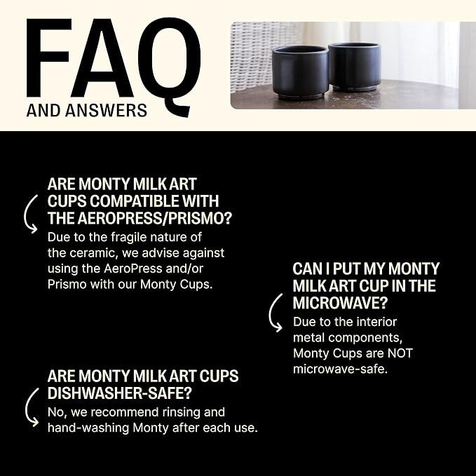 Fellow Monty Milk Art Cups - Image 3