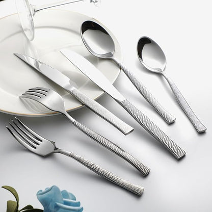 Silverware Set of 24 Stainless Steel Flatware Set - Image 5