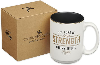 Christian Art Gifts Large Ceramic Encouraging Scripture Coffee and Tea Mug - Image 7