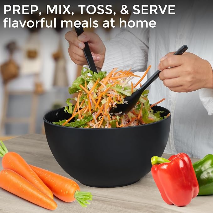 10" Large Salad Serving Bowl - Image 8